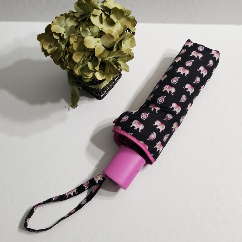 Vera Bradley Pink Elephant Umbrella